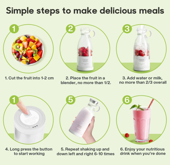 Vadyo Portable USB Mini Juicer Blender